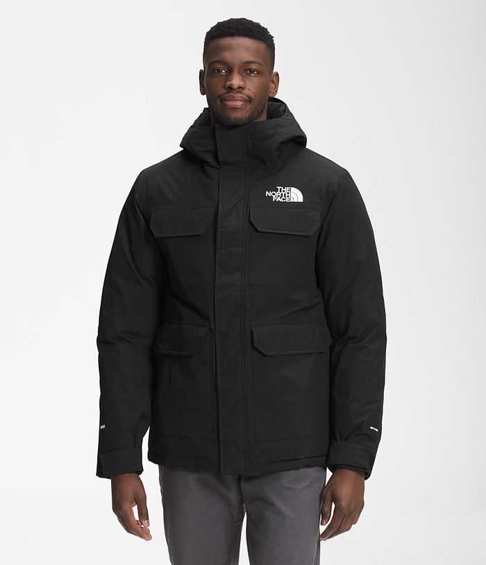 The North Face Mens Puffer Jacket Cypress Parka 395RWSCJF - Black